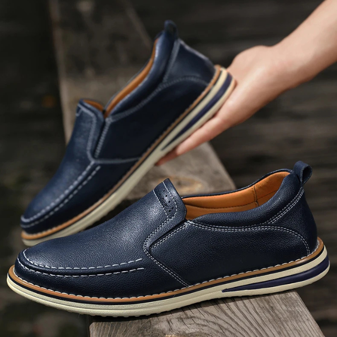 Die Cooper Mocs Echtleder-Loafer