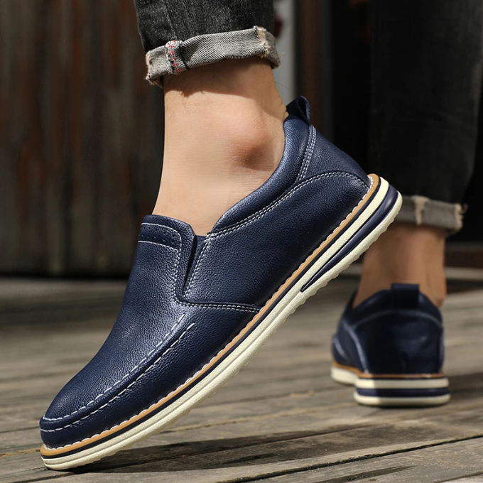Die Cooper Mocs Echtleder-Loafer