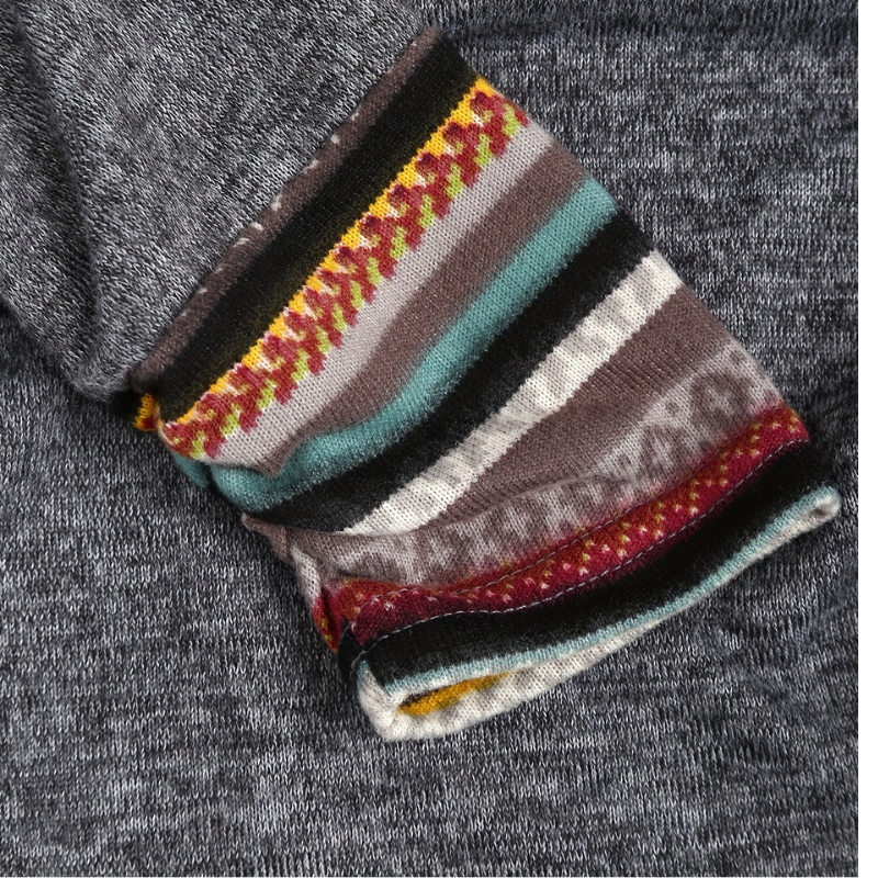 SIERRA Boho Patchwork Kapuzenpullover