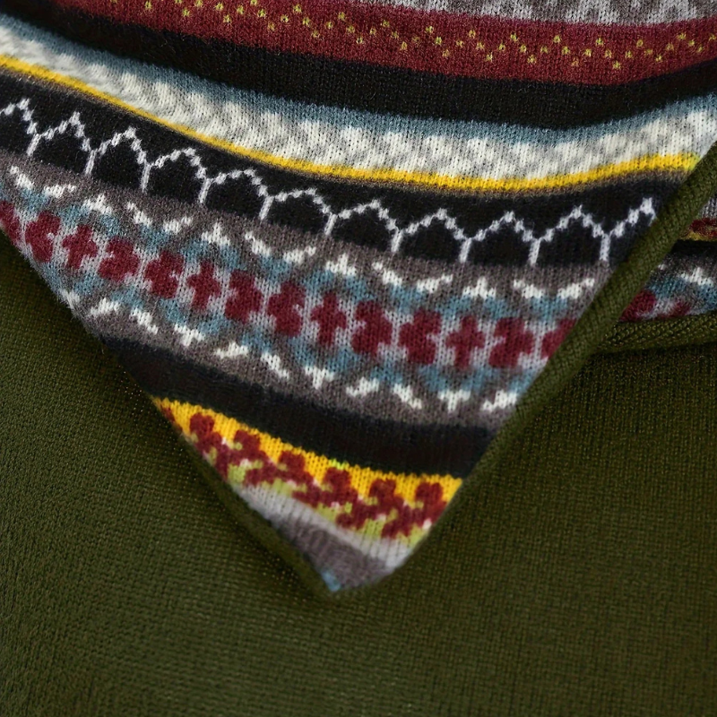SIERRA Boho Patchwork Kapuzenpullover