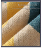 Lazaro Geometrischer Strickpullover
