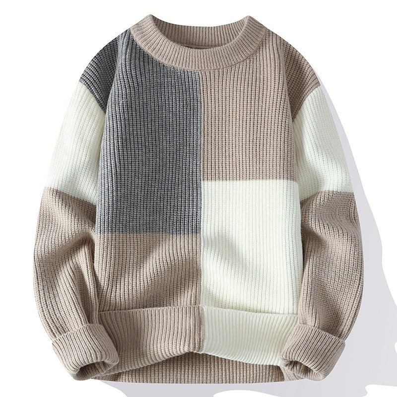Alvano Chenille Blockpullover