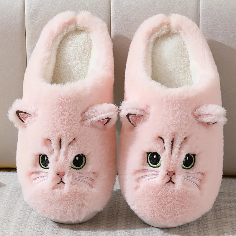 Luna - Cat Plush Pantoffeln