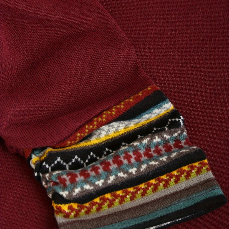 SIERRA Boho Patchwork Kapuzenpullover