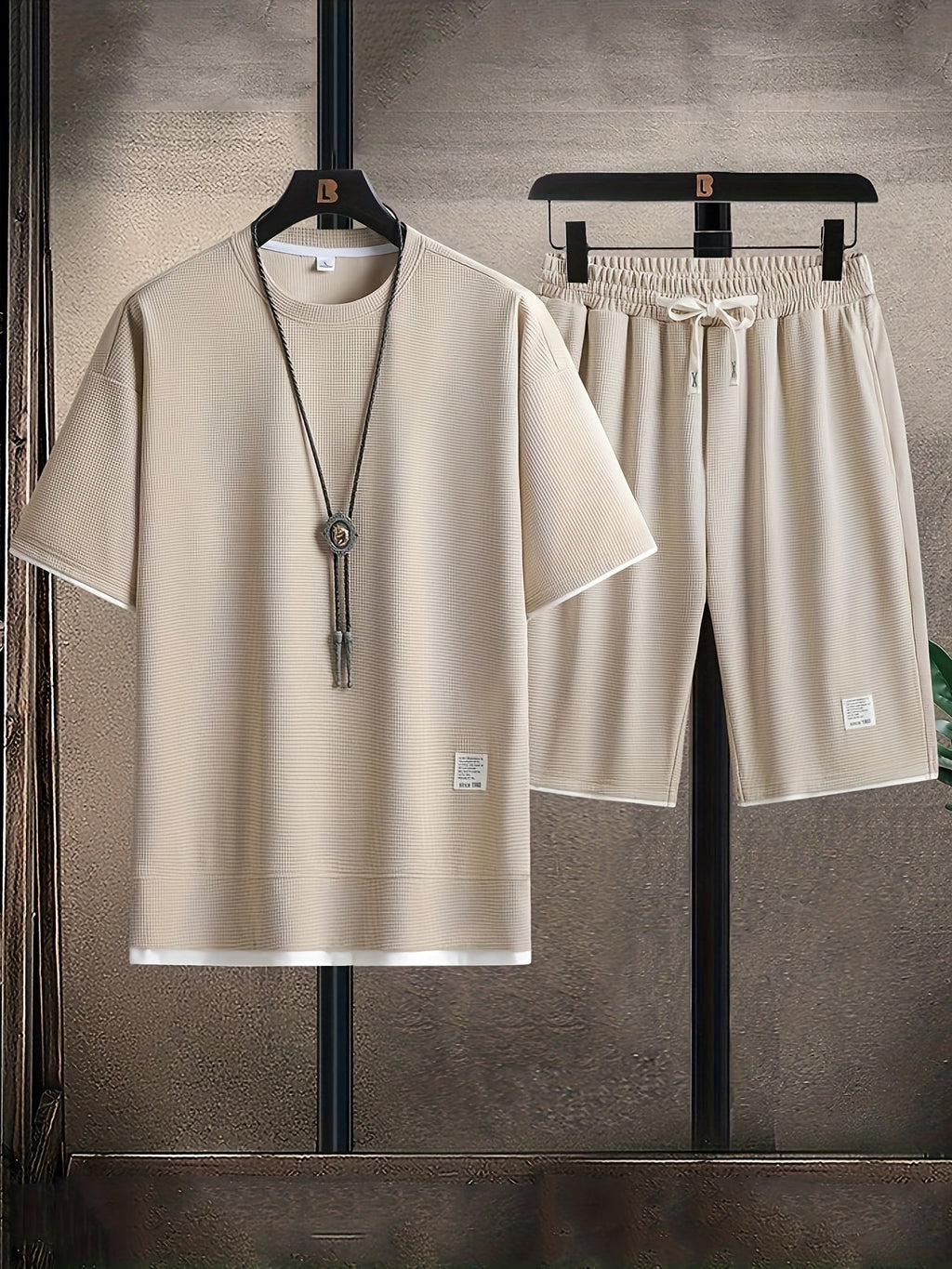 Waffelstrick-Lounge-Set