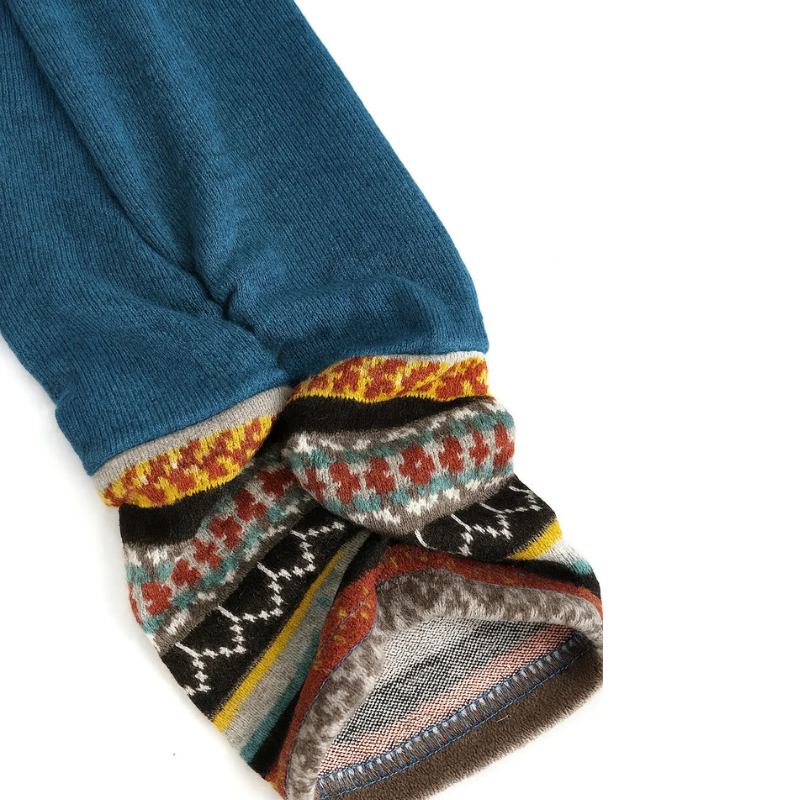 SIERRA Boho Patchwork Kapuzenpullover