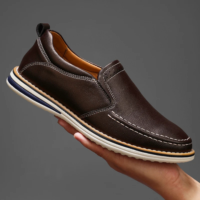 Die Cooper Mocs Echtleder-Loafer