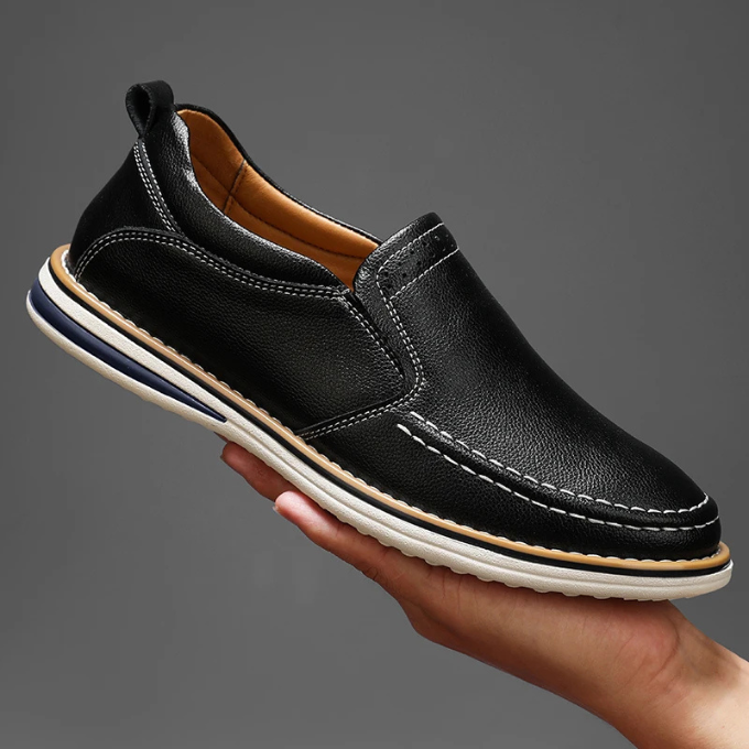 Die Cooper Mocs Echtleder-Loafer