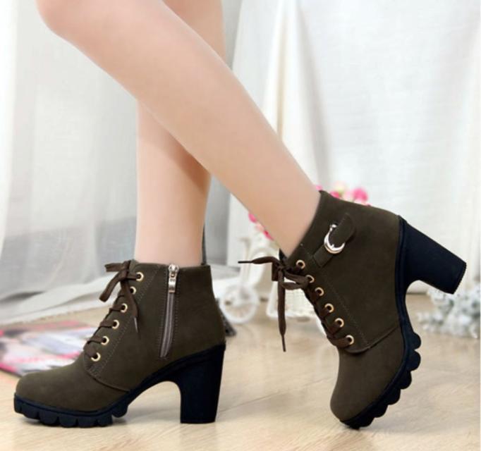 Liora Mid-Heel Ankle Boots