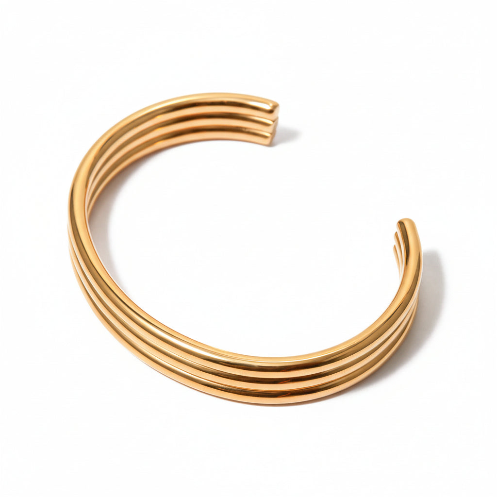 Stacy Ribbed Bangle