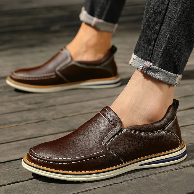 Die Cooper Mocs Echtleder-Loafer