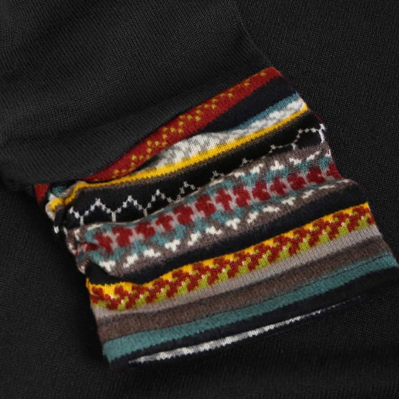 SIERRA Boho Patchwork Kapuzenpullover