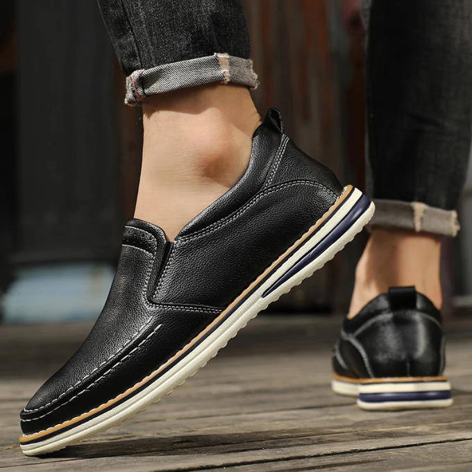 Die Cooper Mocs Echtleder-Loafer