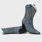 Rustikale Jeansstiefel