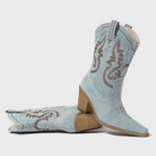 Rustikale Jeansstiefel