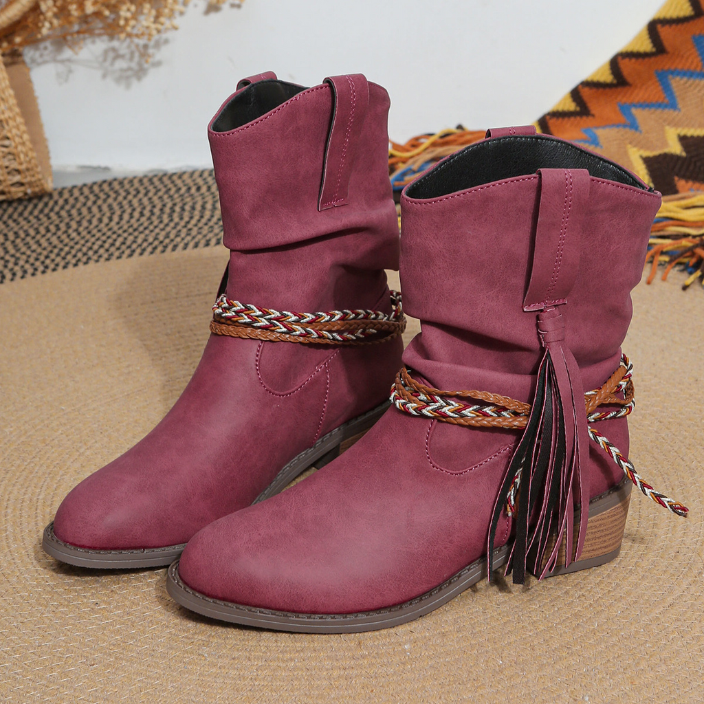 Rodeo Quasten -Knöchelstiefel