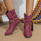Rodeo Quasten -Knöchelstiefel