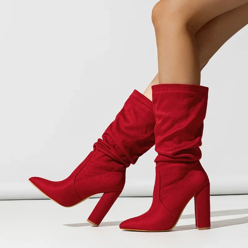 Serena Slouchy Wildlederstiefel