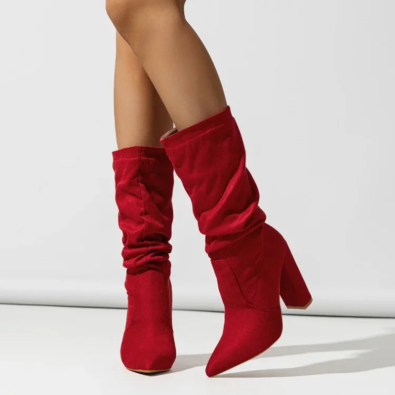 Serena Slouchy Wildlederstiefel