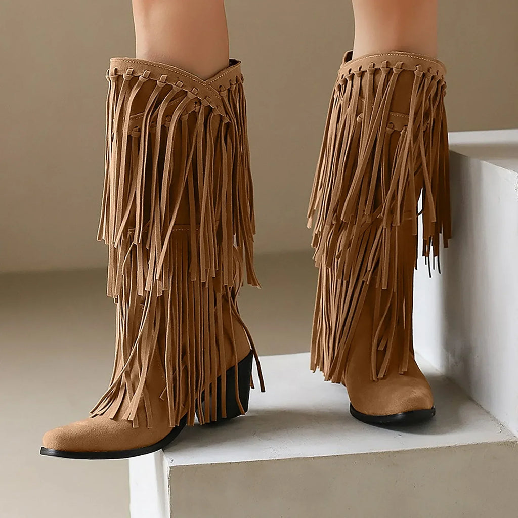 Savanna Fringe Quastenstiefel