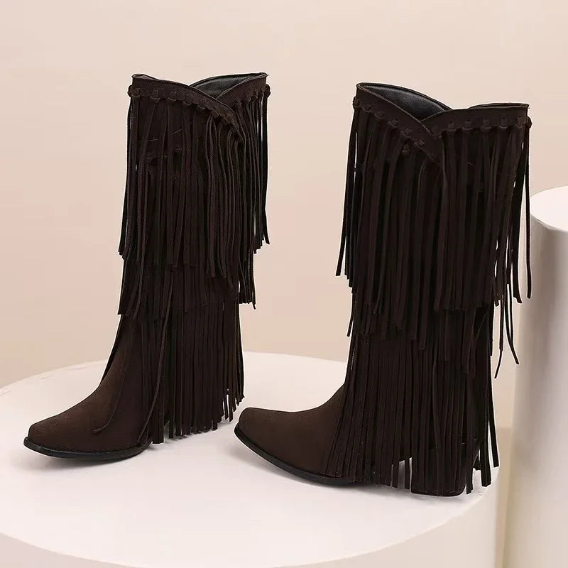 Savanna Fringe Quastenstiefel