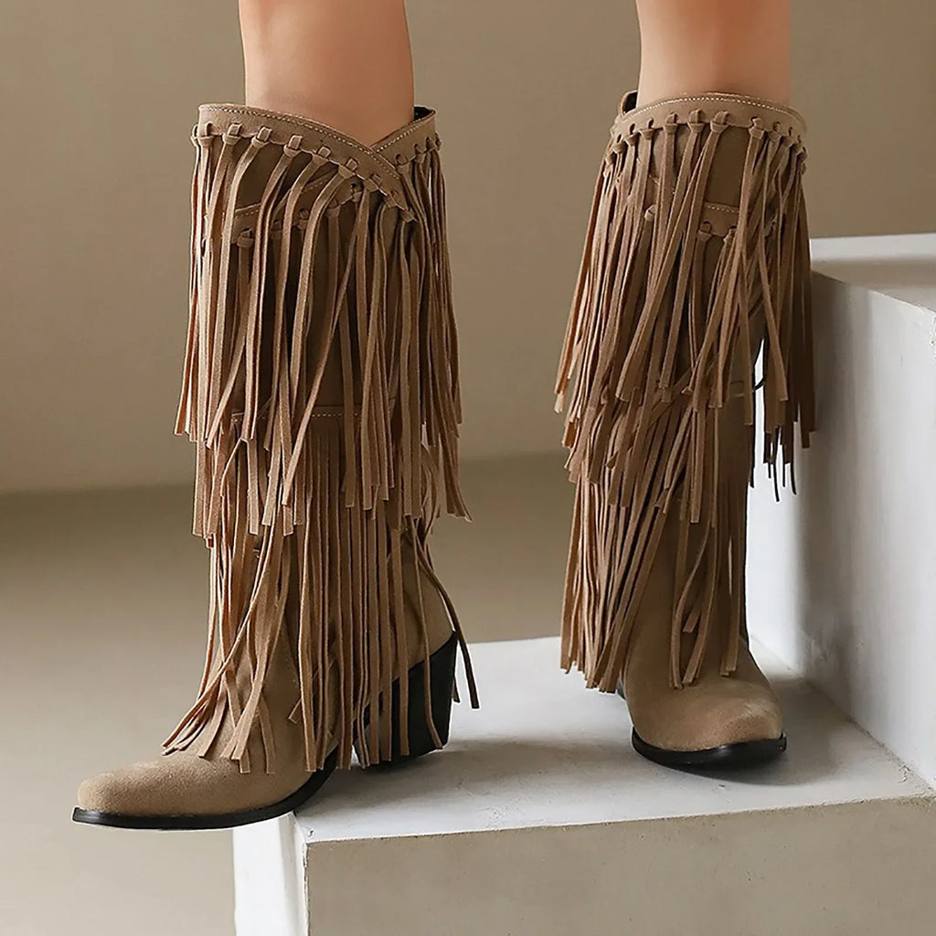 Savanna Fringe Quastenstiefel