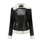 Ballcia Leder Bomberjacke