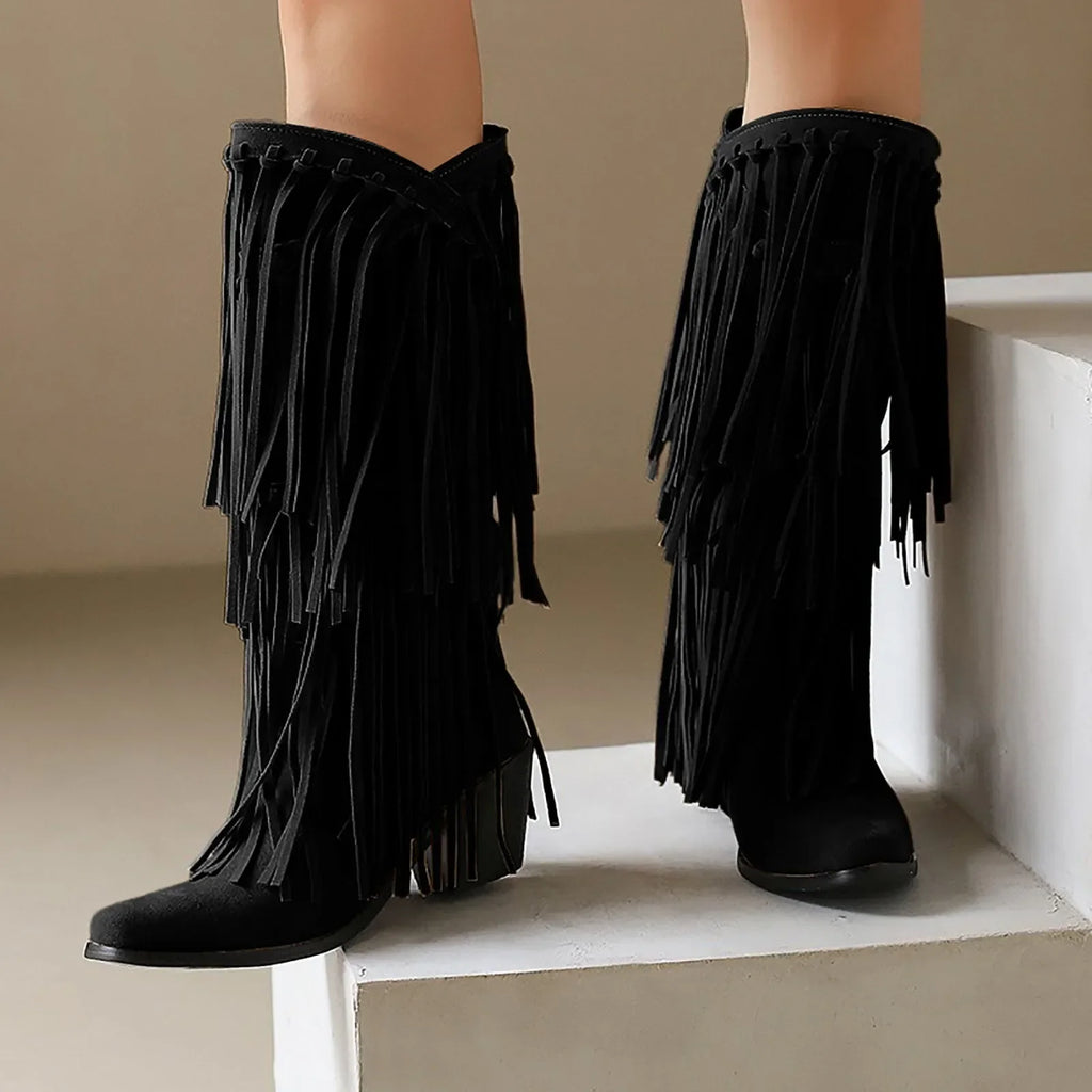 Savanna Fringe Quastenstiefel
