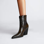 Westline Leder -Knöchelstiefel