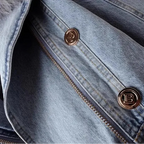 Monroe Pelzkragen Jeansjacke