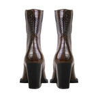 Westline Leder -Knöchelstiefel