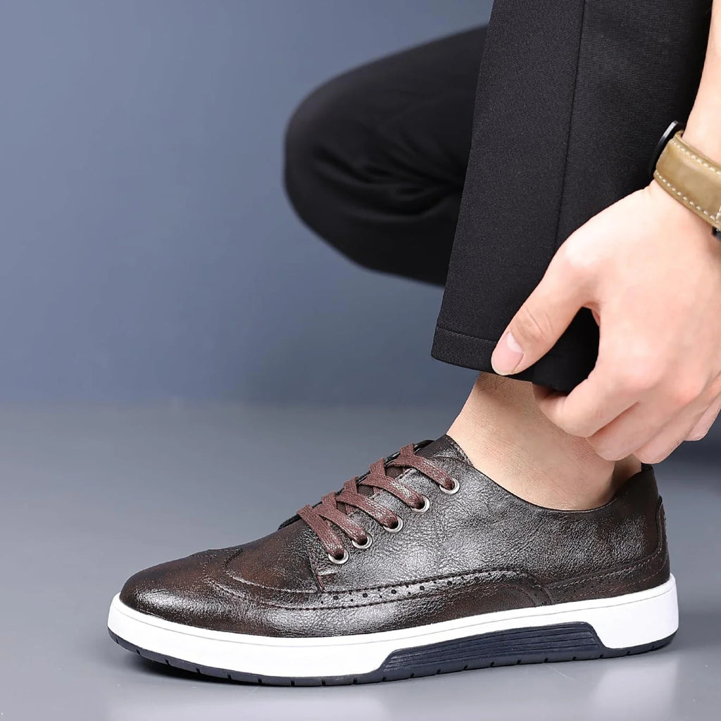 Valenti Leder Brogues