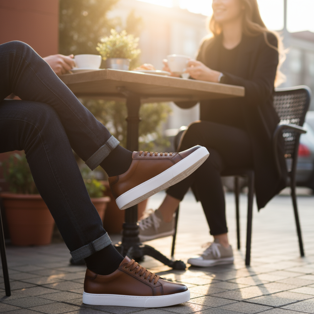 Westbridge Leder Low-Tops