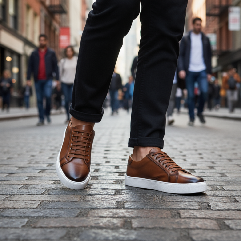 Westbridge Leder Low-Tops