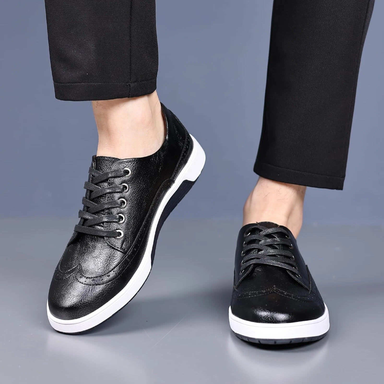 Valenti Leder Brogues